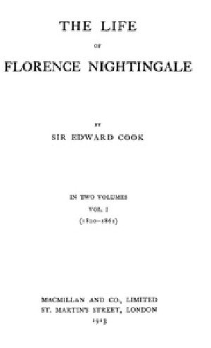 [Gutenberg 40057] • The Life of Florence Nightingale, vol. 1 of 2